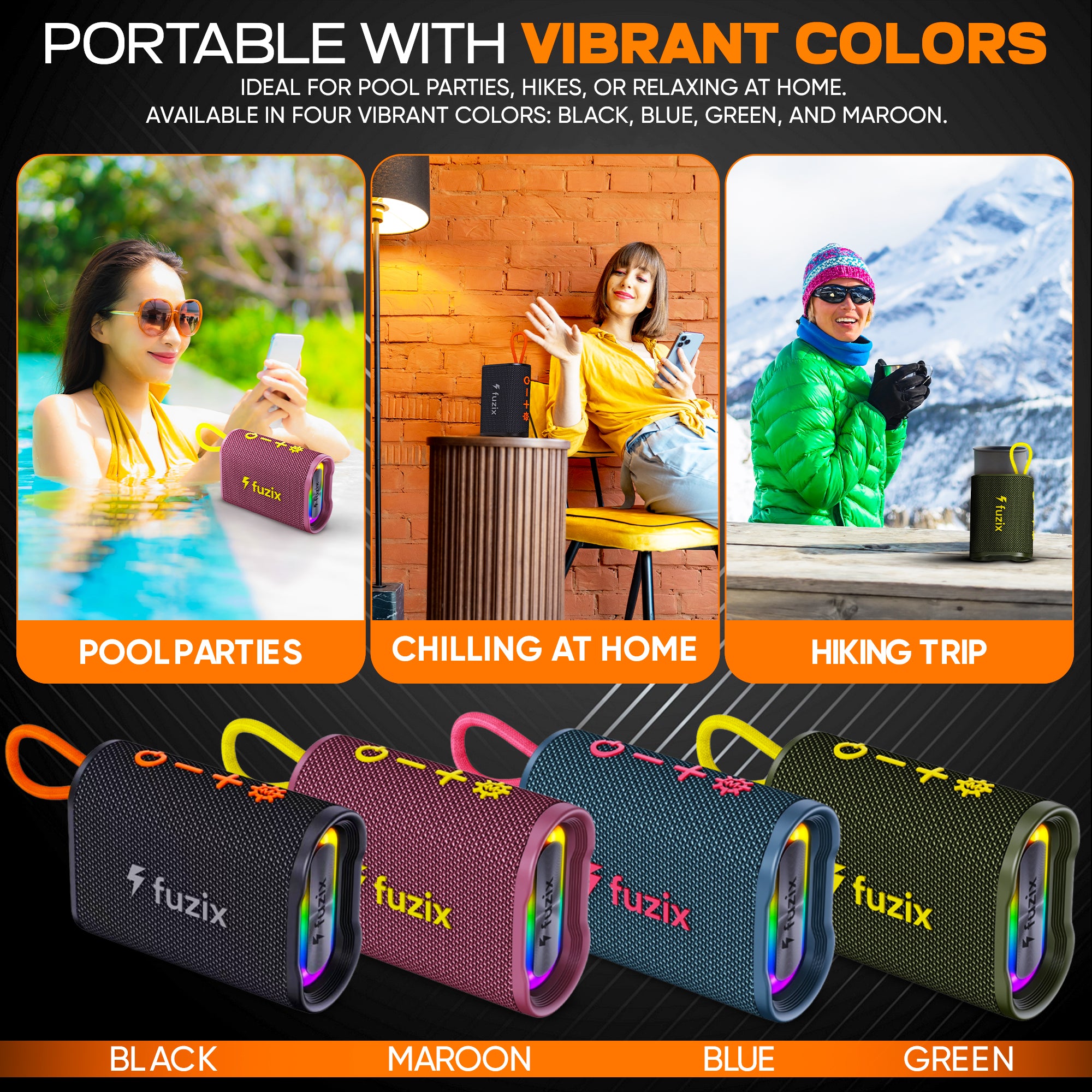 AquaBeat Mini Portable Speaker