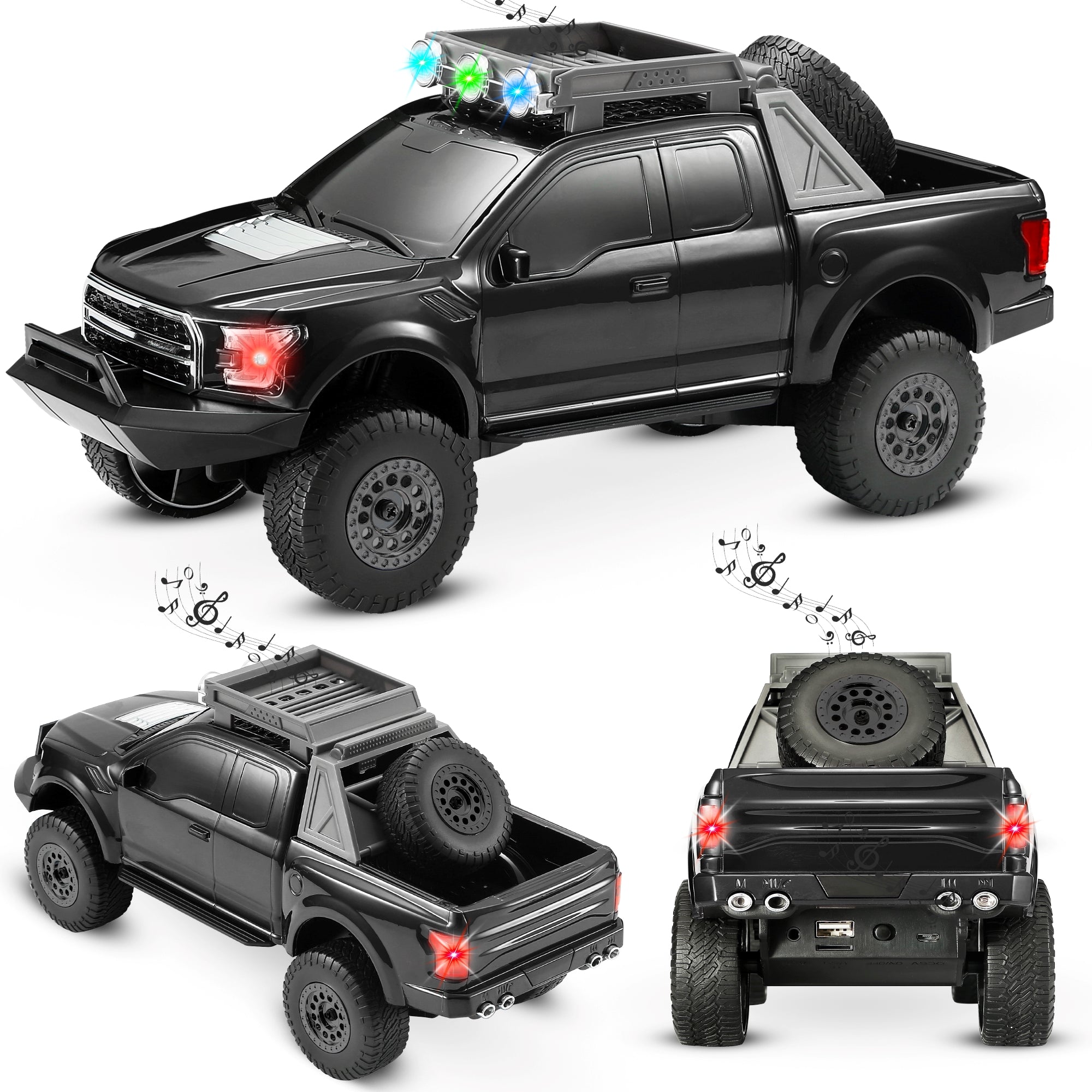 Fuzix WS-589 Car Bluetooth Portable Speaker with LED AUX USB FM Rechargeable